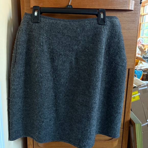 RARE Emanuel Ungaro Grey Wool Miniskirt - Picture 1 of 2